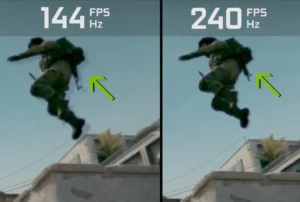 144 vs 240 FPS Hz