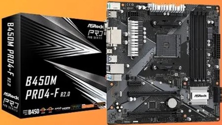ASROCK B450M PRO4-F