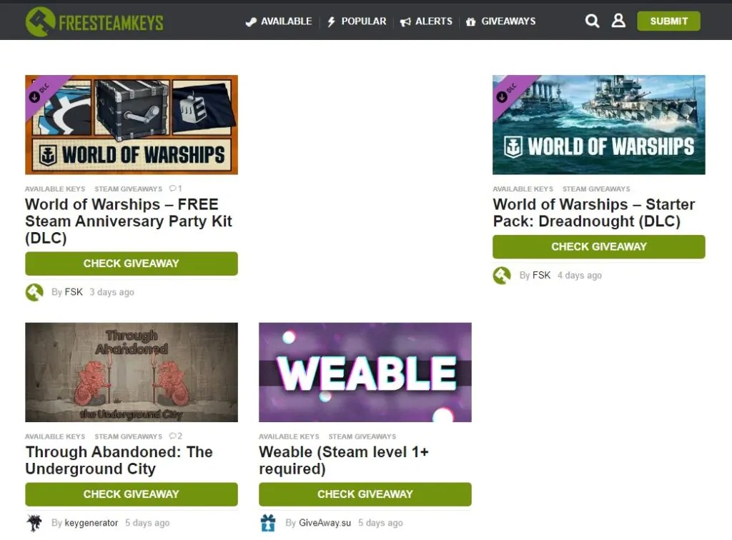 FreeSteamKeys.com