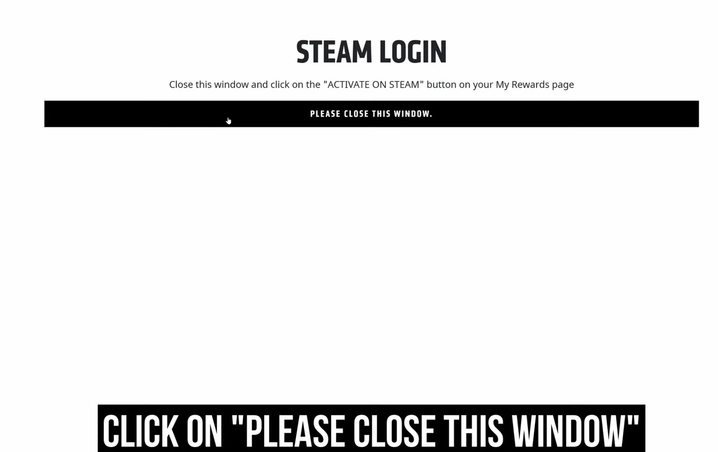 Please Close this Window
