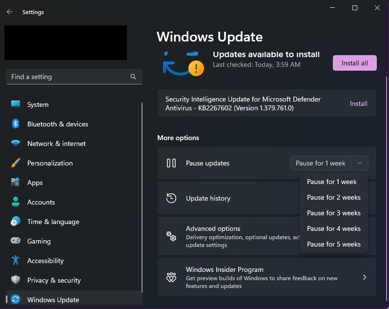 Windows Updates