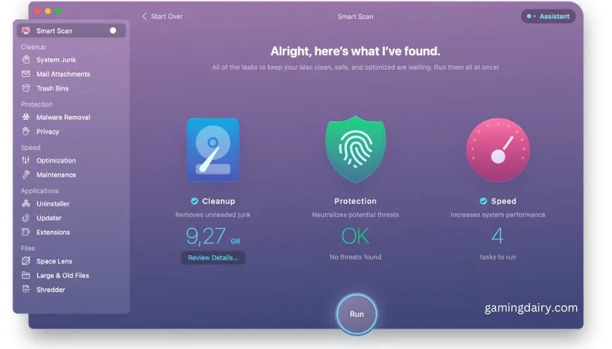 clean mac for gaming